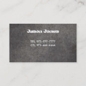 名刺の掘削 名刺 (裏面)