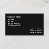 名刺の改築 名刺 (裏面)