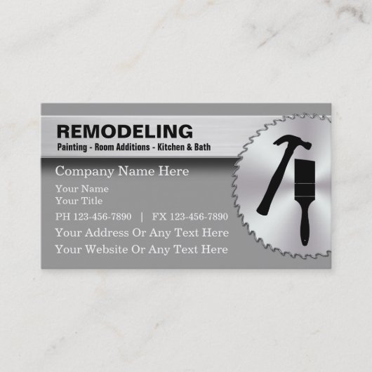 名刺の改築 名刺 (正面)