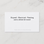 名刺の改造 名刺 (裏面)