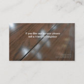 名刺の改造 名刺 (裏面)