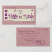 名刺の新しい郵便 名刺 (正面/裏面)