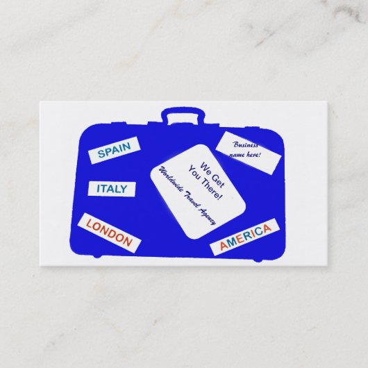 名刺の旅行 名刺 (正面)