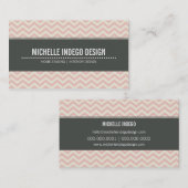 名刺の明はっきりしたるい山型 名刺 (正面/裏面)