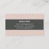 名刺の明はっきりしたるい山型 名刺 (裏面)