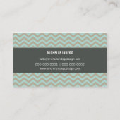 名刺の明はっきりしたるい山型 名刺 (裏面)