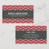 名刺の明はっきりしたるい山型 名刺 (正面/裏面)