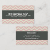 名刺の明はっきりしたるい山型 名刺 (正面/裏面)