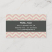 名刺の明はっきりしたるい山型 名刺 (裏面)