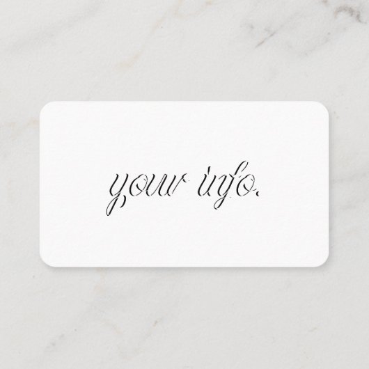 名刺の曳航 名刺 (裏面)