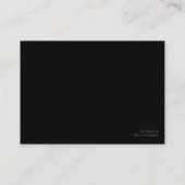 名刺の曳航 名刺 (裏面)