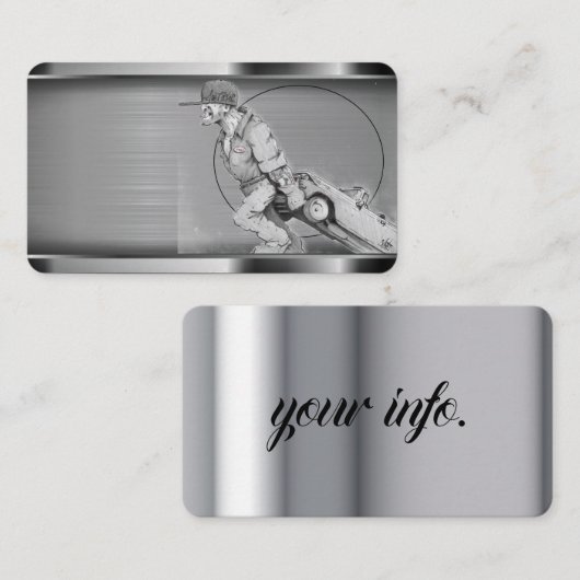 名刺の曳航 名刺 (正面/裏面)