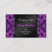 名刺の民族のスタイル 名刺 (裏面)