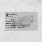 名刺の流し込みコンクリート 名刺 (裏面)