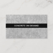 名刺の流し込みコンクリート 名刺 (正面)