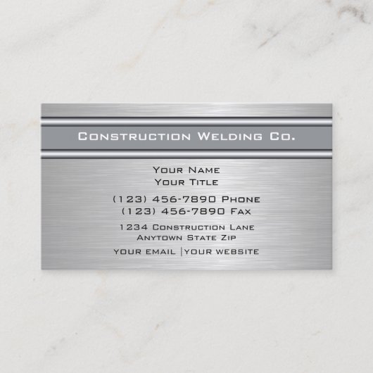 名刺の溶接 名刺 (正面)