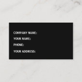  名刺の溶接 名刺 (裏面)