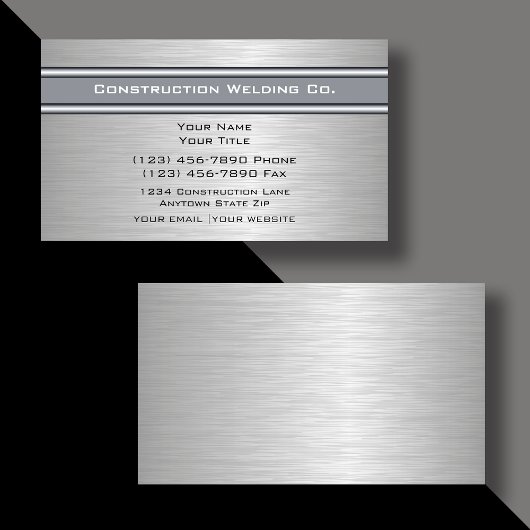 名刺の溶接 名刺
