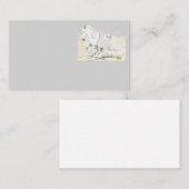 名刺の白いステリオンが動作 名刺 (正面/裏面)