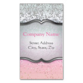 名刺の磁石のグリッターのスターダスト マグネット名刺 (正面縦)