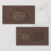 名刺の紋章を入王室のれる 名刺 (正面/裏面)