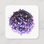 名刺の結晶デザインスタイル スクエア名刺 (正面)