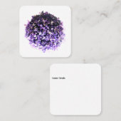 名刺の結晶デザインスタイル スクエア名刺 (正面/裏面)