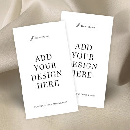 名刺の縦印刷デザイン 名刺