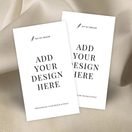 名刺の縦印刷デザイン 名刺