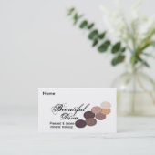 名刺の美しい花型女性歌手 名刺 (スタンド正面)