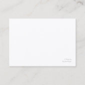 名刺の自動詳細表示 名刺 (裏面)