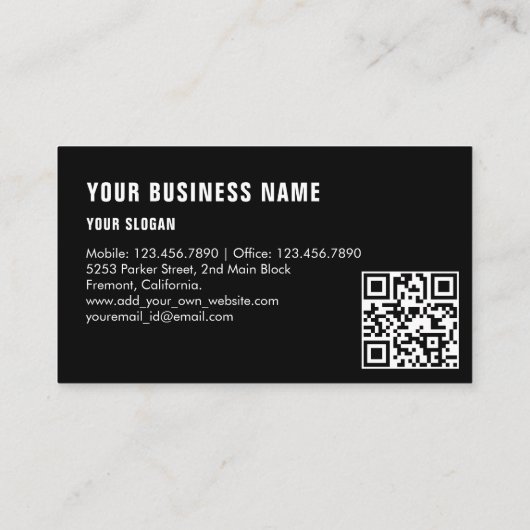 名刺の自動詳細/修復 名刺 (裏面)