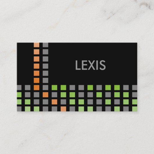 名刺の自己紹介 名刺 (正面)