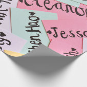 名刺の色合い ラッピングペーパー (角)