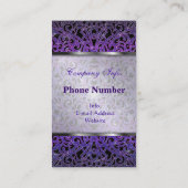 名刺の花柄の抽象芸術の背景 名刺 (裏面)