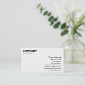 名刺の英語Stype 名刺 (スタンド正面)