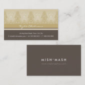 名刺の詳かわいらし細 名刺 (正面/裏面)