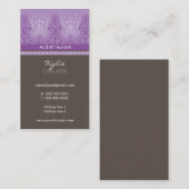 名刺の詳フェミニン細 名刺 (正面/裏面)