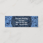 名刺の詳細を自動表示 スキニー名刺 (正面)