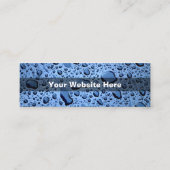 名刺の詳細を自動表示 スキニー名刺 (裏面)