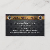 名刺の詳細を表示するモバイル自動 名刺 (正面)