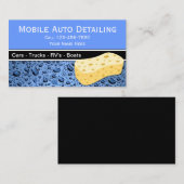 名刺の詳細を表示するモバイル自動 名刺 (正面/裏面)