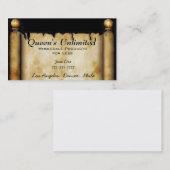 名刺の豪奢なデザイン 名刺 (正面/裏面)