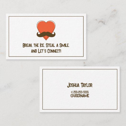 名刺の転送 名刺 (正面/裏面)