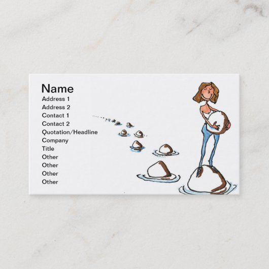 名刺の転送 名刺 (正面)