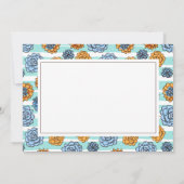 名刺の追加 |水彩多肉汁 ノートカード (裏面)