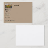 名刺の野球場のデザイン 名刺 (正面/裏面)