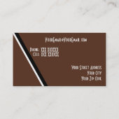 名刺の野球 名刺 (裏面)