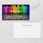 名刺の音楽の背景HAMbyWG 名刺 (正面/裏面)