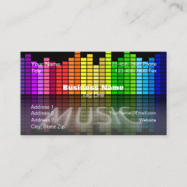 名刺の音楽の背景HAMbyWG 名刺